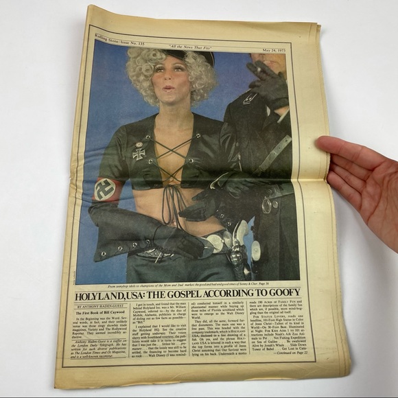 Vintage Rolling Stone Magazine Neil Young Sonny And Cher May 24, 1973 Music Art - Picture 5 of 5